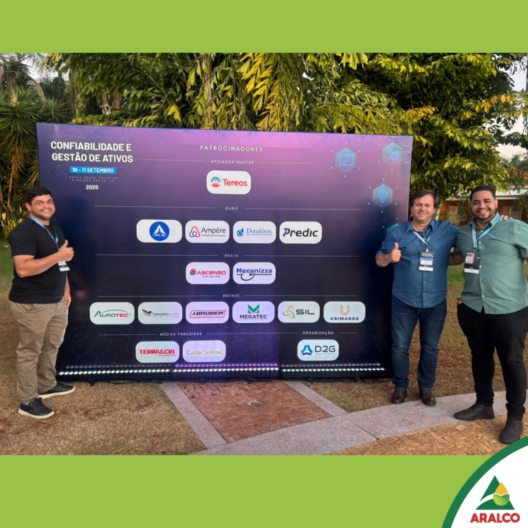 CAPACITAÇÃO: GRUPO ARALCO PARTICIPA DO II SEMINÁRIO INTERNACIONAL DE CONFIABILIDADE NA GESTÃO DE ATIVOS.